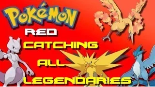 Pokemon Red: ALL Legendary Pokemon Locations!!