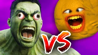 Annoying Orange vs The Hulk!