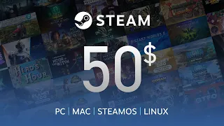 /NEW 2023/ STEAM ДАРИТ 50$, ЗАБЕРИ И ТЫ!!!!!