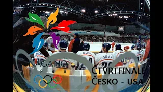 Nagano 1998 Čtvrtfinále Česko USA