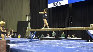 Katelyn Ohashi Rock Solid On Beam - NCAAs Training 2016