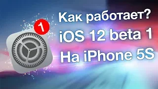 Как работает iOS 12 beta 1 на iPhone 5s