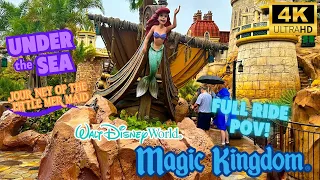 Under the Sea Journey of the Little Mermaid POV- Magic Kingdom at Walt Disney World [4K]