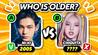 GUESS WHO IS OLDER? 🤔👴 ANSWER - KPOP QUIZ 💙