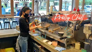 [Barista Vlog] Chill Saturday Working in Melbourne Cafe | LaurAngelia