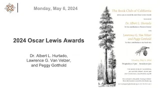 2024-05-06 | Oscar Lewis Awards