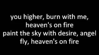 KISS - Heaven's on fire - Lyrics