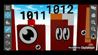Numberblocks base-3 1001-1222