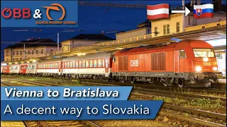 Vienna to Bratislava with ZSSK and ÖBB regional express train