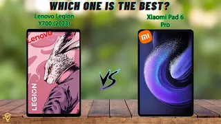 Lenovo Legion Y700 VS Xiaomi Pad 6 Pro