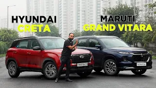 Maruti Suzuki Grand Vitara vs Hyundai Creta || Best Compact SUV?