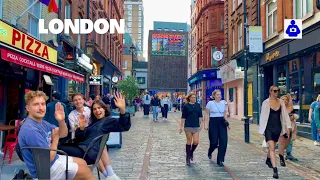 London Summer Walk 🇬🇧 Seven Dials, Piccadilly Circus to SOHO | Central London Walking Tour