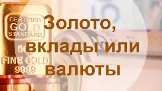 Золотые заблуждения – 3: Золото против банковских вкладов и долларов США