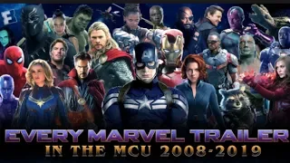 All MARVEL Movie Trailers (2008 - 2019)