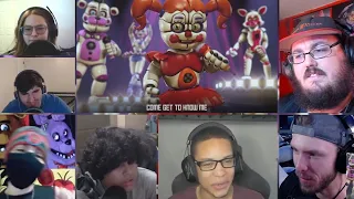 "Join Us For A Bite (Remastered)" by JT Music (FNAF SISTER LOCATION Song) [REACTION MASH-UP]#1746