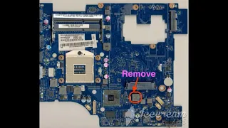 Lenovo g570 - LA-6753P Conversion Discrete to UMA part1