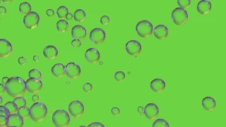 Foam Bubbles Green Screen 4K (3 Video)