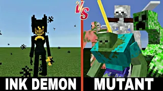 Ink Demon vs. Mutant Creatures | Minecraft (INTENSE!)
