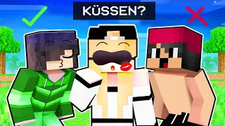 MÄDCHEN WÄHLT JUNGEN zum KÜSSEN in MINECRAFT