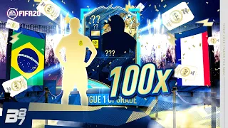 WOW! 100 X LIGUE 1 UPGRADE PLAYER PICKS! | FIFA 20 ULTIMATE TEAM