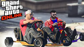 GTA 5 ONLINE KARTING MOSHINACHALARIDA POYGA ( feat theDonni )