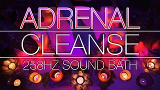 257Hz Adrenal Gland & Pelvic Healing Sound Bath -Crystal Singing Bowl (No Talking) Endocrine Cleanse