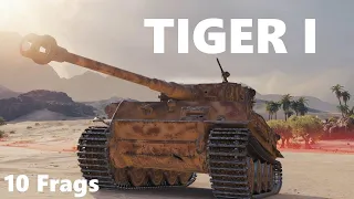 TIGER I 10 Frags 4.5K DMG low tier, full gold. the way you like! - world of tanks complete 4K