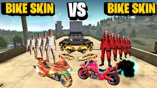 Free Fire Car Skin Fight On Factory Roof - 1 Vs 1 Car Skin Challenge - Garena free fire