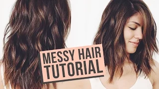 Messy Waves Hair Tutorial | MeganBatoon