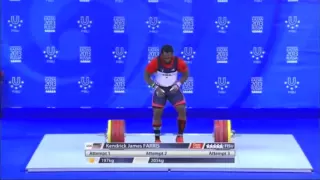 Kendrick Farris' Clean and Jerks at the 2013 World University Games