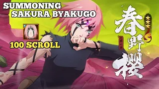 SUMMONING SAKURA BYAKUGO 100 SCROLL + EVENT - NARUTO MOBILE TENCENT
