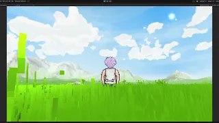 2D Pixel Art Character in a 3D environment | Unity