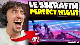 LE SSERAFIM (르세라핌) 'Perfect Night' OFFICIAL M/V with OVERWATCH 2 | REACTION !!!