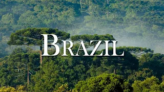 FLYING OVER BRAZIL - Relaxing Music With Beautiful Nature Video To Relieve Stress