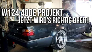 LEVELLA | W124 400E Projekt | Jetzt wird's richtig breit! - Neue Radläufe