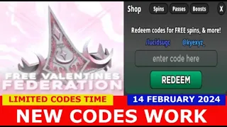 *NEW CODES* [💘 VALENTINES] SPIN FOR FREE UGC ROBLOX | LIMITED CODES TIME | February 14, 2024