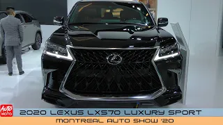 2020 Lexus LX570 SUV Luxury Sport - Exterior And Interior - Montreal Auto Show 2020