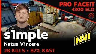 s1mple plays FACEIT with NIP female roster 🔥 w/Qiyarah/jenkon/Nayomy (VERTIGO) / CSGO POV