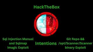 HackTheBox HTB - Intentions Imagick && Sql Injection, Scanner Binary exploit