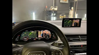 ANDROID в AUDI Q7 4M (2017, 2018, 2019). Навигация на экране Ауди Ку7 + вывод на «приборку».