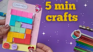 Paper craft:Easy craft ideas:miniature craft: how to make :DIY