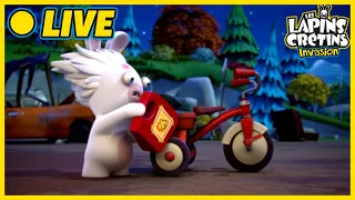 [🔴 LIVE ] Mad Lapin met le bazar 🐰 LES LAPINS CRETINS INVASION |Dessins animés pour enfants