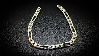 Bracelet "Cartier" or armor 3+1