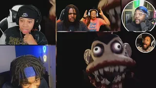 A MONKEY HORROR GAME... THIS AINT IT CHIEF | Dark Deception [REACTION MASH-UP]#2105
