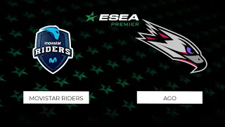 Movistar Riders vs AGO | Карта 1 Nuke | Лучшие моменты | ESEA Season 37