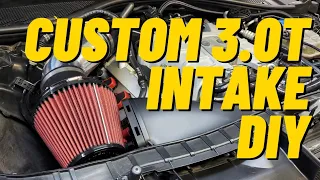 170$ DIY Audi 3.0T Intake | Custom 4" Intake for the B8 S4 & C7 A6