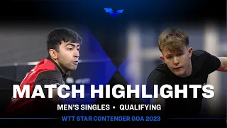 Tom Jarvis vs Harmeet Desai | MS Qual | WTT Star Contender Goa 2023