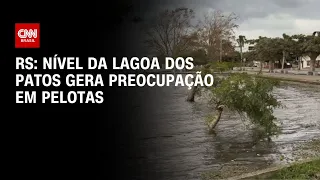 RS: Nível da Lagoa dos Patos gera preocupação em Pelotas | CNN PRIME TIME