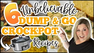 6 UNBELIEVABLE SUMMER DUMP & GO CROCKPOT RECIPES that WILL BLOW your MIND!  | SIMPLE & AMAZING MEALS