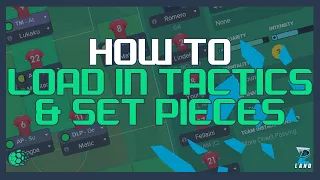 Adding Downloaded Tactics & Set Pieces to Football Manager 2020